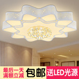 简约现代新品LED客厅圆形水晶吸顶灯书房餐厅卧室灯具时尚灯饰