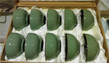 龙泉青瓷中式餐具碗具 冰裂纹铁胎绿10只礼盒碗碟 创意礼物礼品
