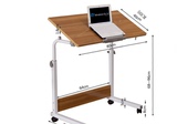 笔记本电脑桌懒人移动伸缩升降沙发床边电脑折叠桌子创意旋转支架