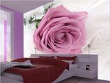3d立体电视背景墙纸大型壁画客厅卧室浪漫温馨玫瑰花现代简约壁纸