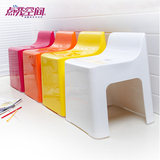 防滑靠背凳 浴室洗澡凳子 塑料小凳子换鞋凳加厚型小板凳