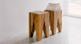北欧风格美式乡村矮凳现代简约实木木墩茶几穿鞋凳换鞋凳小方凳