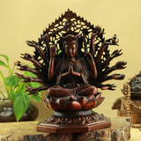 佛教用品纯铜十八臂准提佛母佛像千手观音菩萨铜佛像密宗佛像包邮