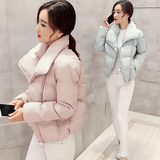 韩国冬装新款加厚宽松面包服学生羽绒棉衣短款纯色外套棉衣棉袄女