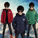 童装男童冬装棉衣外套中长款加厚棉袄韩版中大童儿童加绒连帽棉服