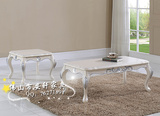 茶几简约现代组装高档美式家具客厅复古奢华欧式沙发组合茶几特价