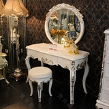 特价新古典梳妆柜 简约欧式卧室梳妆台白色 后现代实木影楼化妆桌
