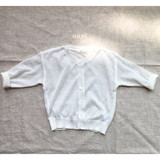 韩国进口童装代购2016夏小童男童女童儿童薄款防晒衣针织开衫外套