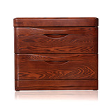 光明实木家具 全实木床头柜 现代中式水曲柳床头柜床边柜储物柜