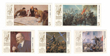 【6全】苏联 列宁 伟大的十月革命攻打东宫 世界名画油画全新邮票