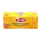 Lipton立顿红茶茶包50g 25包/盒 黄牌精选红茶 特级袋泡茶