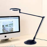甲工作学习卧室床头书桌绘图创意折叠电脑台灯美式长臂遥控LED美