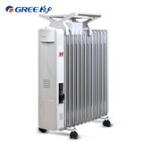 格力电暖器 13片电热油汀取暖器NDY06-26 加湿干衣家用节能电暖气
