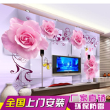 3D环保立体玉雕浮雕玫瑰墙纸电视背景墙卧室客厅壁画墙纸无缝壁纸