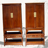 特价红木家具现代中式缅甸花梨木明式简易衣柜/圆角柜/储物柜