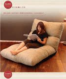 日式宜家懒人布艺沙发现代可拆洗沙发折叠沙发床超大舒适躺椅沙发