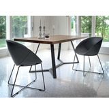 北欧loft长方形铁艺实木电脑桌创意餐桌办公桌现代简约书桌会客桌