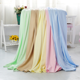 竹纤维盖毯毛巾被单人双人床单夏季儿童盖毯线毯午睡毯空调毯