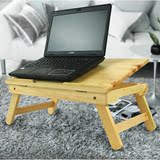 松木床上可折叠笔记本电脑桌 大号加高加厚期间型号 原木色