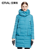 艾莱依2015冬新款时尚韩版羽绒服女中长款加厚显瘦立领ERAL6052D