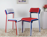 简约现代塑料椅子宜家时尚个性休闲椅靠背洽谈椅咖啡厅办公椅餐椅