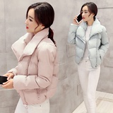2015韩国冬装新款棉袄加厚短款面包立领学生羽绒棉衣棉服女外套潮