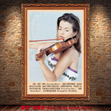 德国小提琴演奏家安妮索菲穆特音乐艺术海报写真喷绘装饰图宣传画