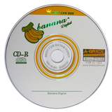 包邮香蕉 车载CD-R空白刻录光盘音乐碟片vcd音乐光盘10片装刻录盘