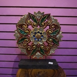 泰国工艺品木雕摆件东南亚泰式家具装饰品客厅玄关雕花摆设创意