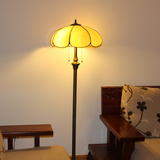 蒂凡尼欧式复古中式灯具简约书房客厅沙发卧室玻璃餐厅创意落地灯