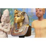 新品新品包邮 散货古埃及法老图坦卡蒙/王妃雕像半身人像公仔摆件