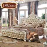 都铎王朝 欧式床实木公主床法式白色全实木婚床美式实木双人床