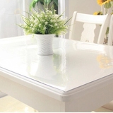 定制PVC透明餐桌布桌垫防水软质玻璃垫塑料胶皮台布茶几垫水晶板