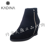 【3.6折专柜正品代购】卡迪娜2015冬新款内增高迷你靴女鞋KA51511