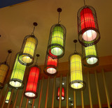 中式吊灯现代简约鸟笼铁艺吊灯PVC吊灯客厅灯新古典餐厅茶楼灯具