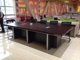 黑浮雕 3.2~3.6米会议桌 时尚黑橡木会议桌 现代风格会议台T-110