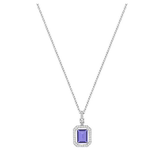 韩国代購施華洛世奇正品Rectangular 簡約紫色长方形链坠 5207232