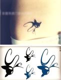 【8张包邮】防水身体彩绘水印贴纸花 可爱小猫咪标纹身贴纸 HC-13