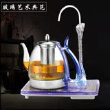 全自动上水煮茶器断电玻璃透明烧开水电茶具玻璃煮茶壶抽水加水器