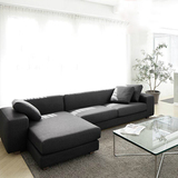 日式沙发 小户型布艺沙发转角组合L型客厅北欧宜家简约贵妃沙发