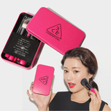 韩国正品代购stylenanda正品3CE 7件化妆套刷/化妆刷套盒/铁盒刷