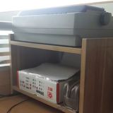 办公桌上置物架书架花架打印机架子快递单柜简约收纳架多层文件柜