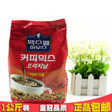 韩国进口麦斯威尔速溶咖啡红色版咖啡机专用咖啡粉批发1000g包邮