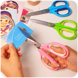 儿童空气动力手工安全办公小剪刀学生幼儿园宝宝美工塑料剪纸剪子