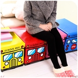 可折叠防水儿童卡通玩具衣服 收纳凳长方形可坐人沙发储物凳子4L7