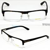 新款正品汤姆福特板材近视眼镜架 男士潮复古平光眼镜半框TF5241