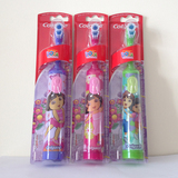 现货 美国代购高露洁Colgate儿童电动牙刷朵拉3-13岁生日礼物 3色