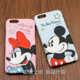 韩国正品Disney苹果6纤薄壳iPhone6s米妮米奇手机壳5.5寸外壳plus