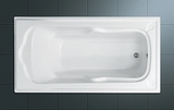 viktro帝朗卫浴1.4米长方形亚克力无裙边普通浴缸（包下水）