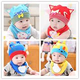 韩版春秋冬季初新生儿0-3个月婴儿帽子1-2岁女孩女宝宝公主帽6-12